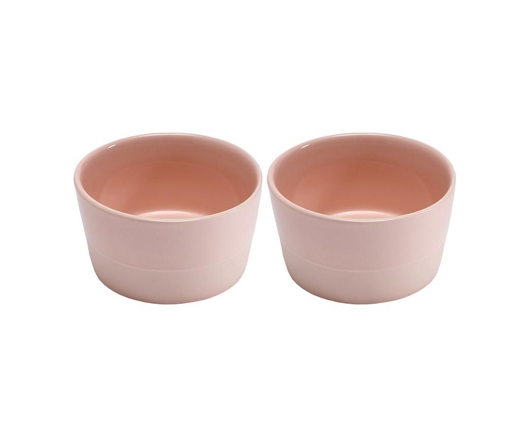 Set 2 forme de copt Ramekin Dipped Mini Blush 325 ml