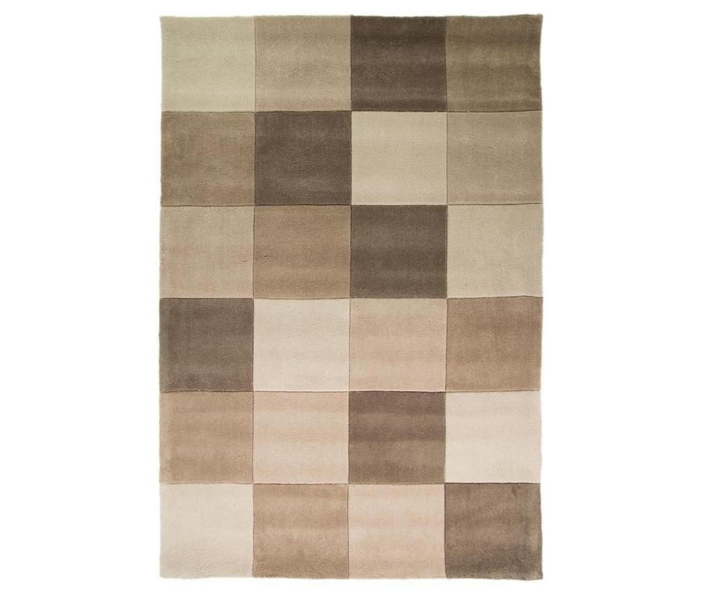 Covor Flair Rugs, Squared Natural, 120×170 cm, poliester – Flair Rugs, Crem Flair Rugs imagine reduceri 2022