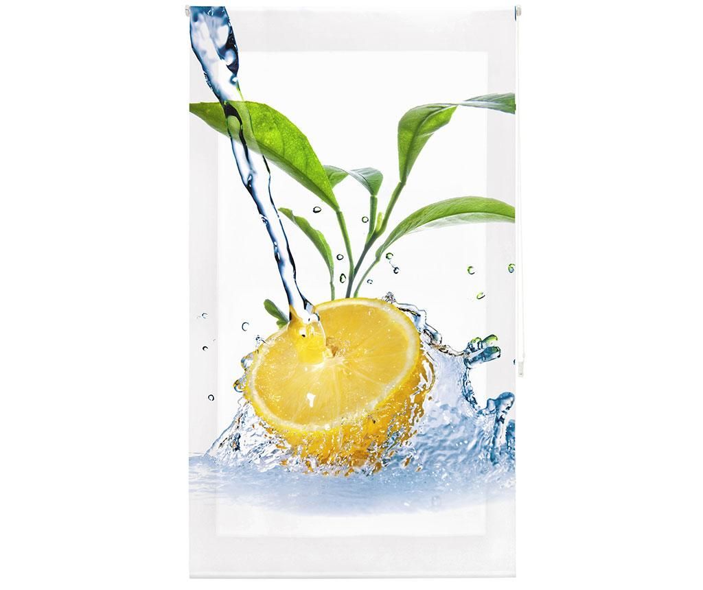 Jaluzea tip rulou Lemon Freshness 140×250 cm – BlinDECOR, Alb