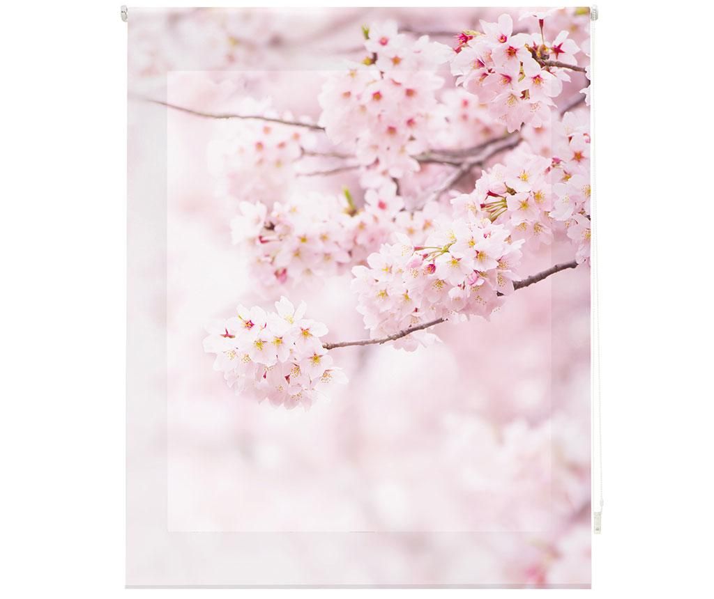 Jaluzea tip rulou Cherry Blossom 140×180 cm – BlinDECOR, Roz