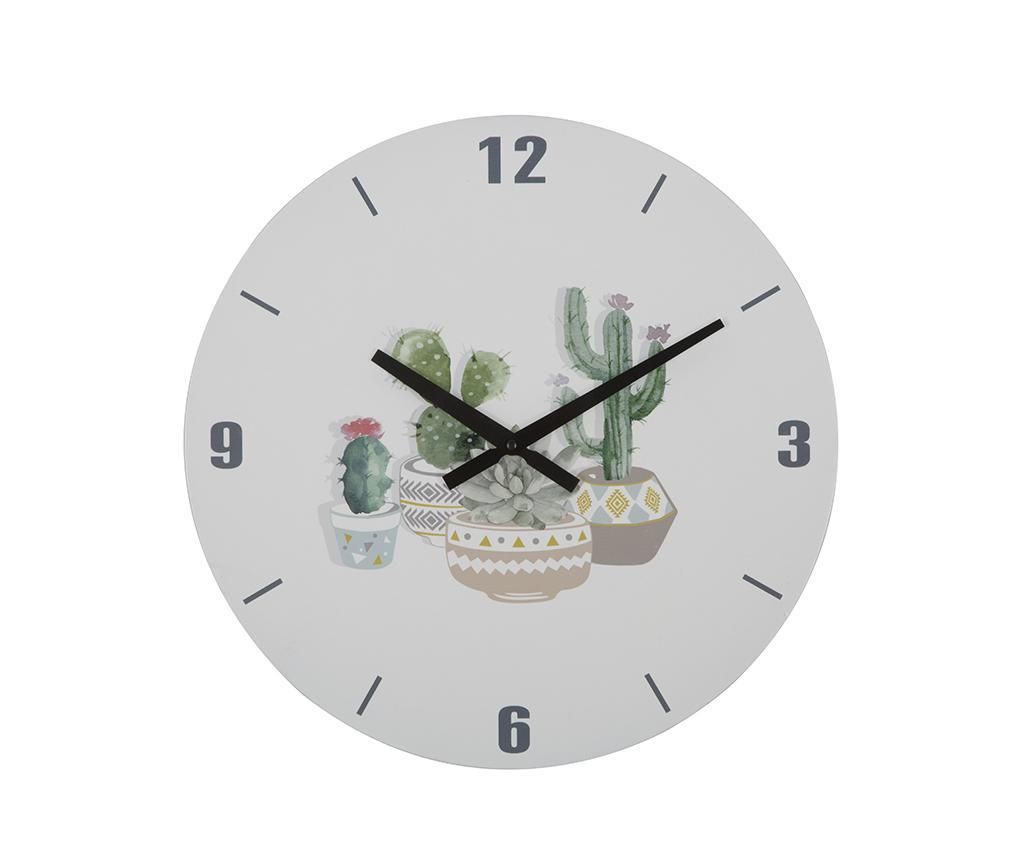 Ceas de perete Cactus – Mauro Ferretti, Alb Mauro Ferretti imagine 2022