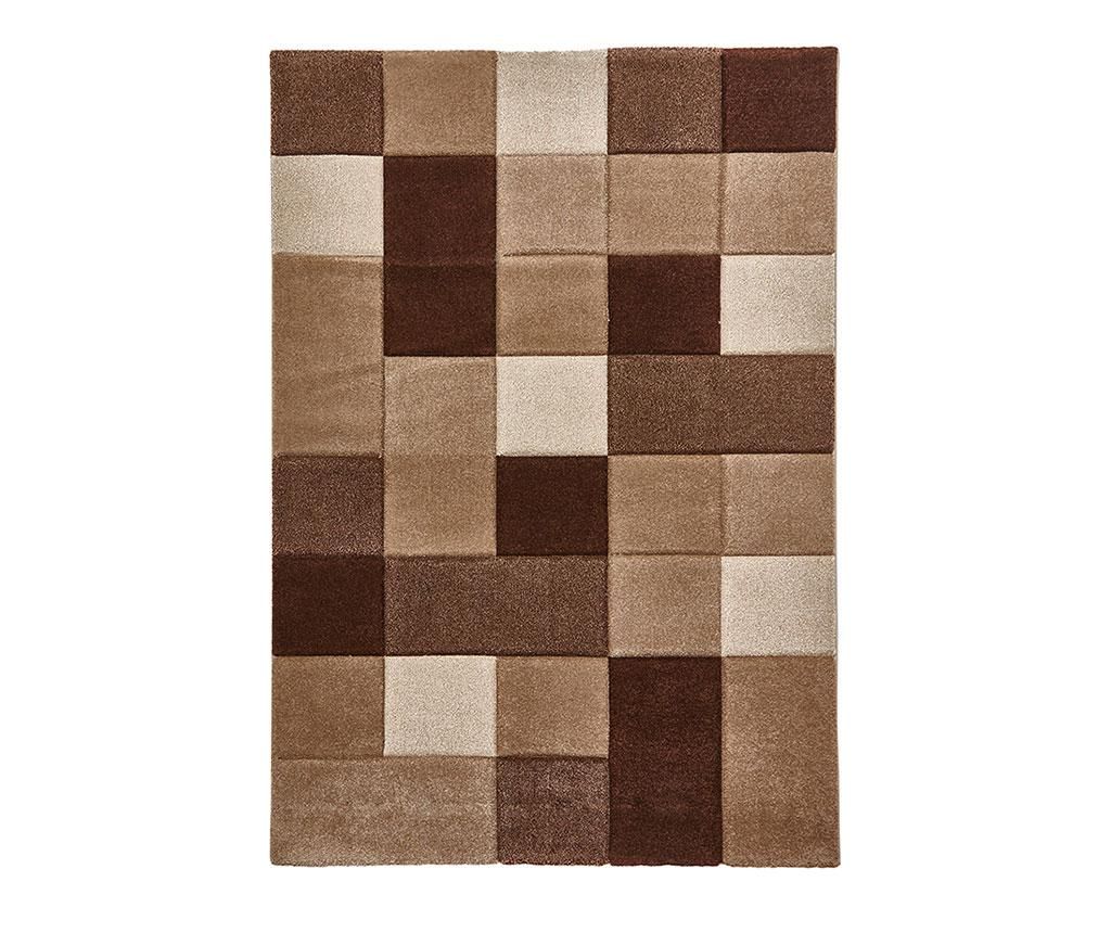 Covor Brooklyn Beige & Brown 160x220 cm - Think Rugs, Crem,Maro