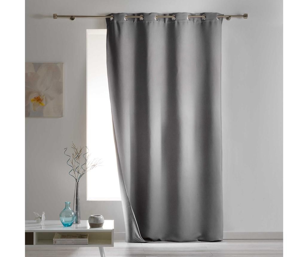 Draperie Covery Grey 140×260 cm – L3C, Gri & Argintiu