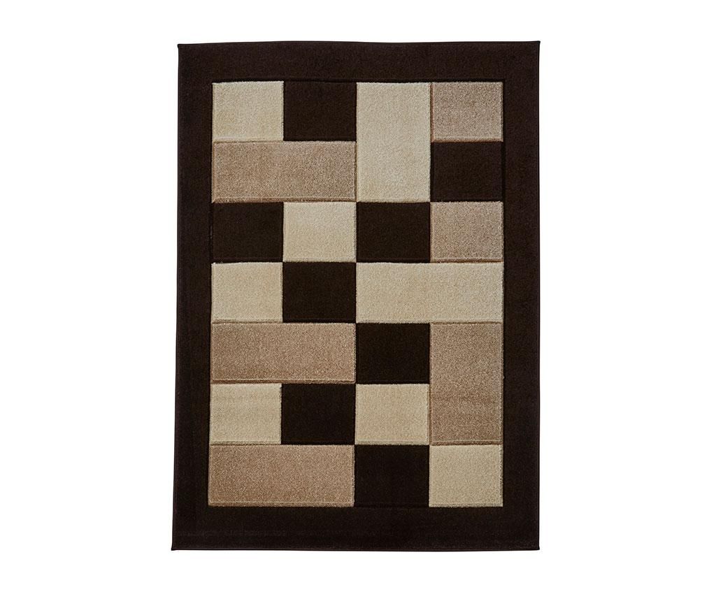 Covor Matrix Brown & Beige 160x220 cm - Think Rugs, Maro