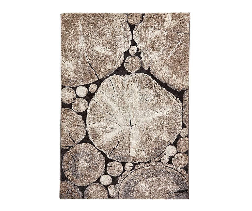 Covor Woodland Beige & Black 120x170 cm - Think Rugs, Crem