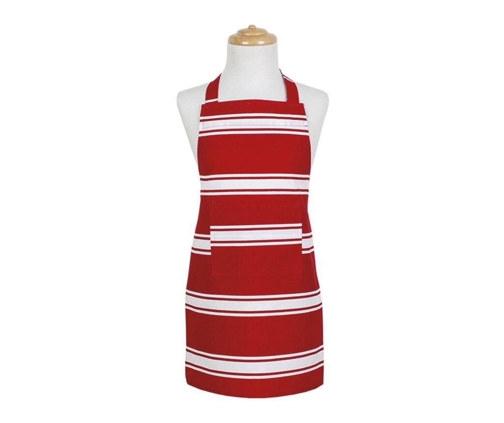 Sort de bucatarie pentru copii Butcher Stripe Red