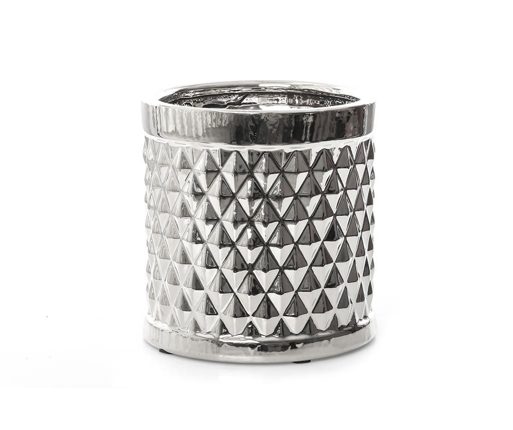 Ghiveci Gerilo Silver - Garpe Interiores, Gri & Argintiu imagine