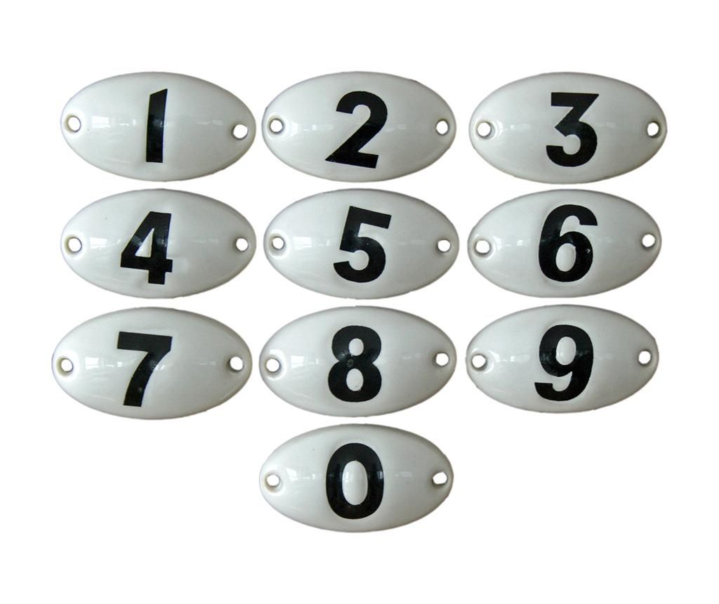 Set 10 decoratiuni de usa Numbers