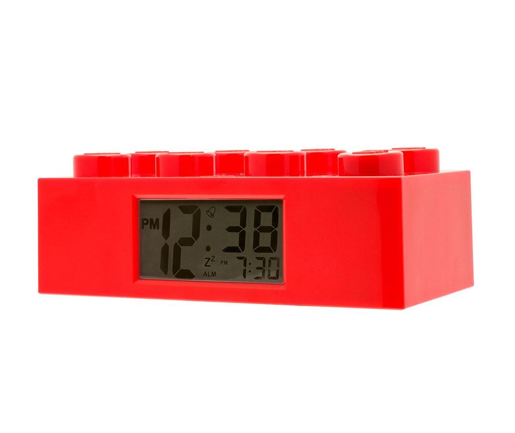 Ceas cu alarma Lego Brick Monden Red - LEGO Watch, Rosu