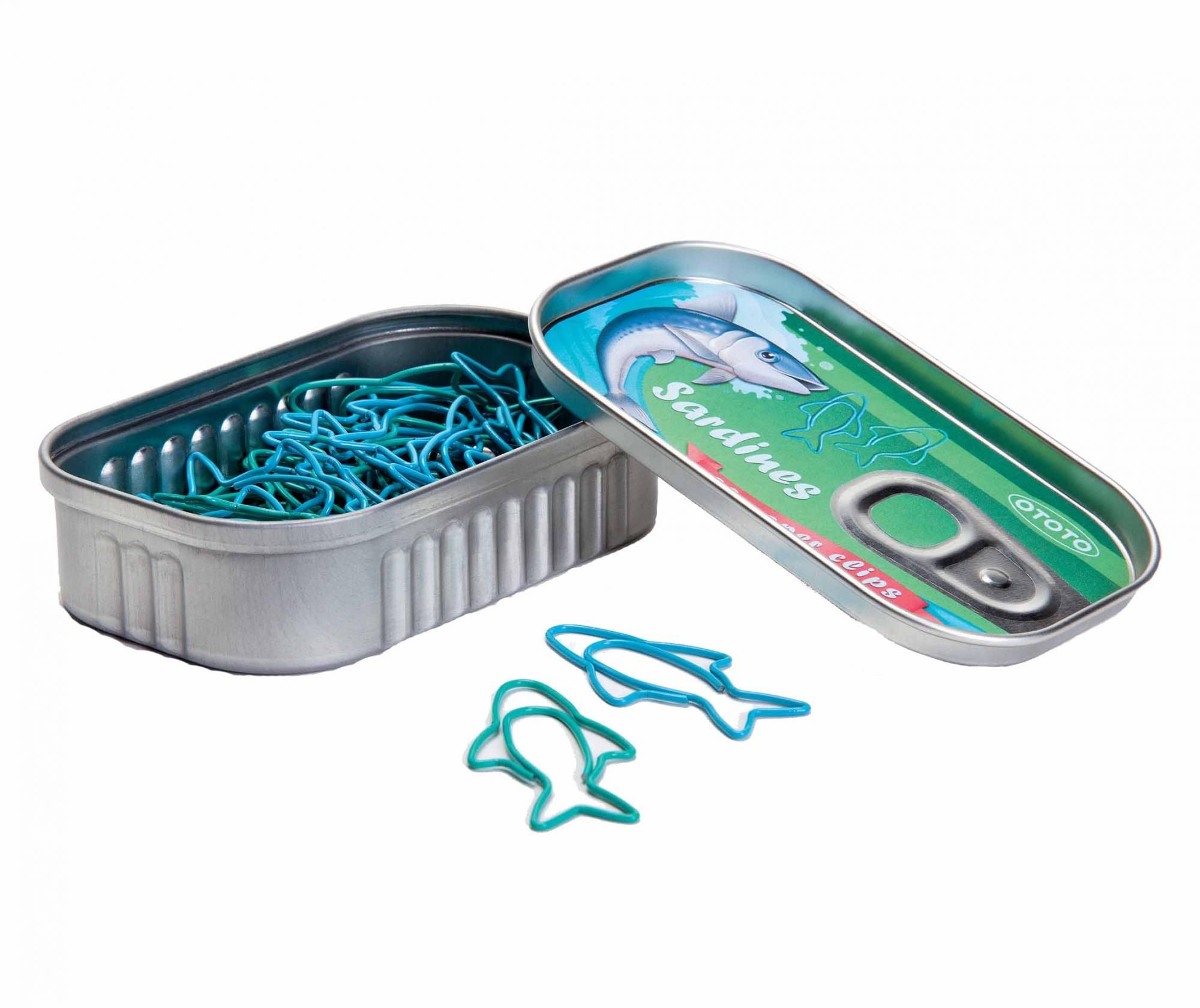 Set 30 agrafe de birou si suport Sardine - 1 | YEO