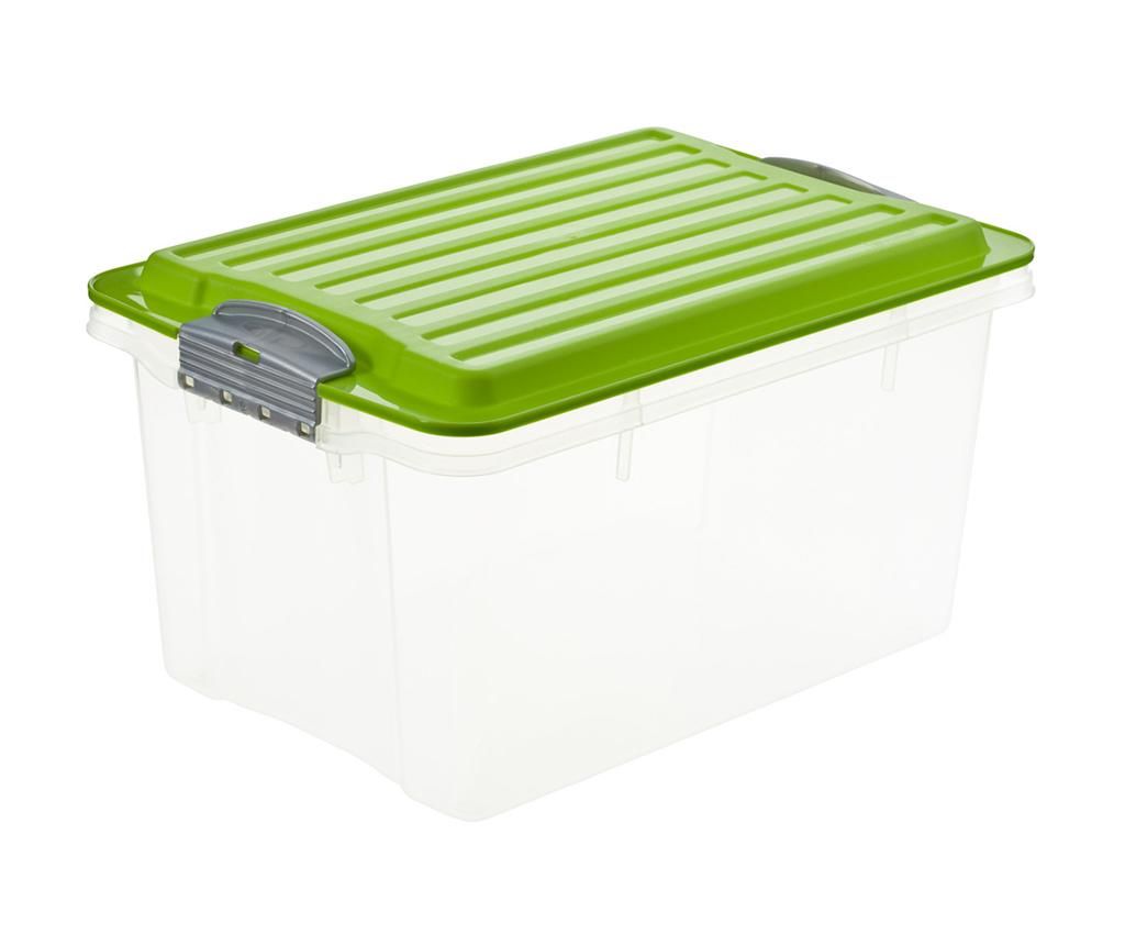 Cutie cu capac pentru depozitare Compact Green 4.5 L