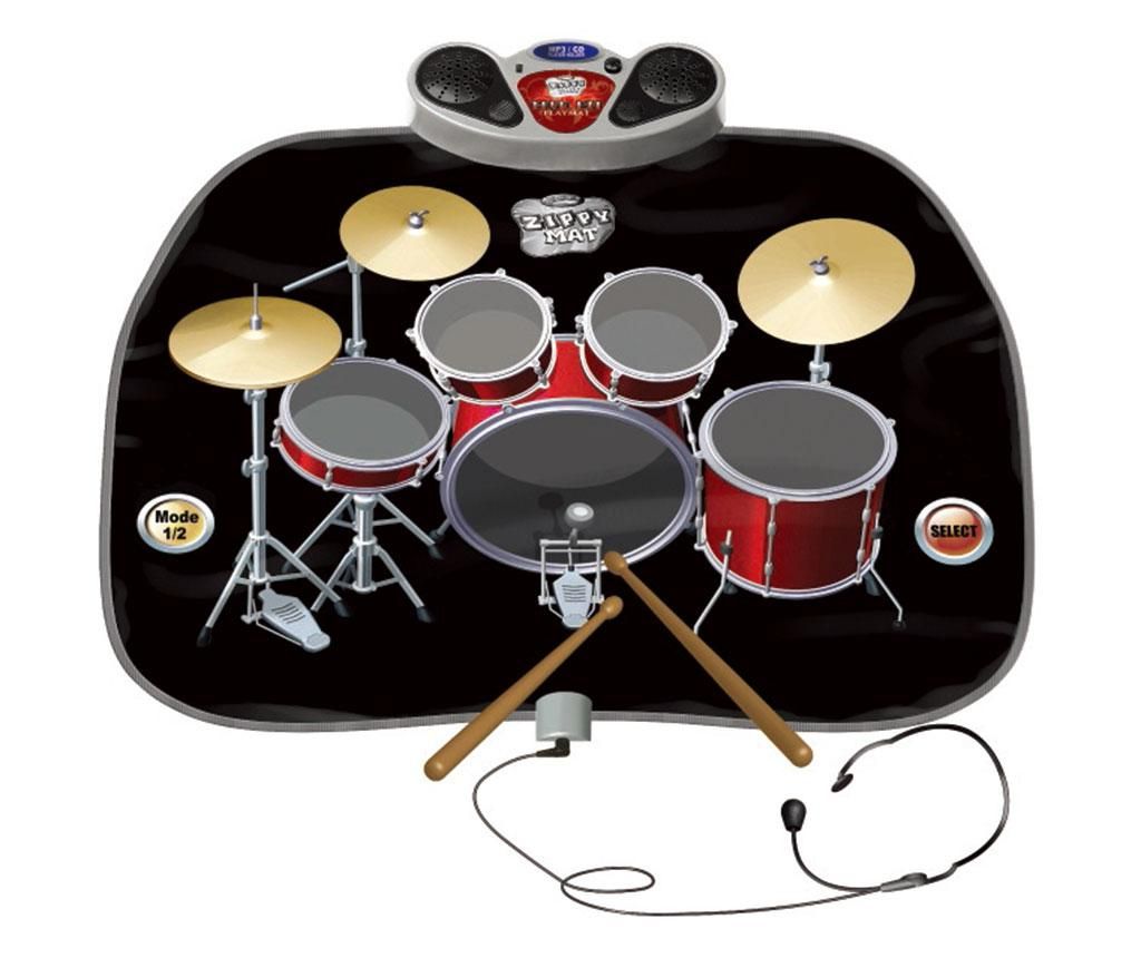 Covor muzical cu activitati Drum Kit 60x78 cm - Juguetes BP