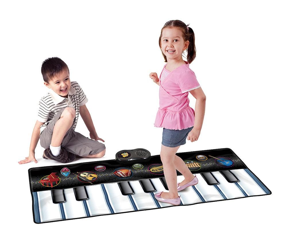 Covor muzical cu activitati Musical Keyboard 46x120 cm - Juguetes BP, Multicolor