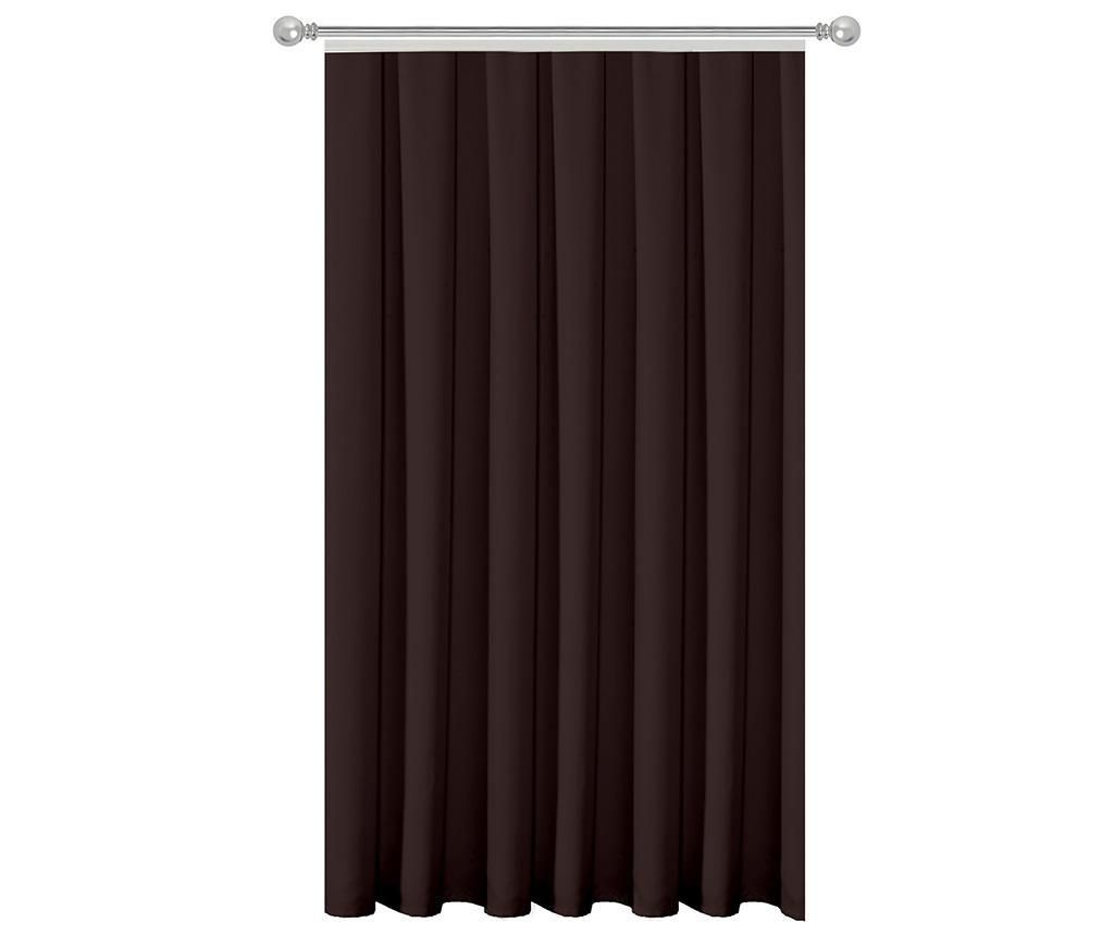 Draperie Plane Dark Brown 140x270 cm