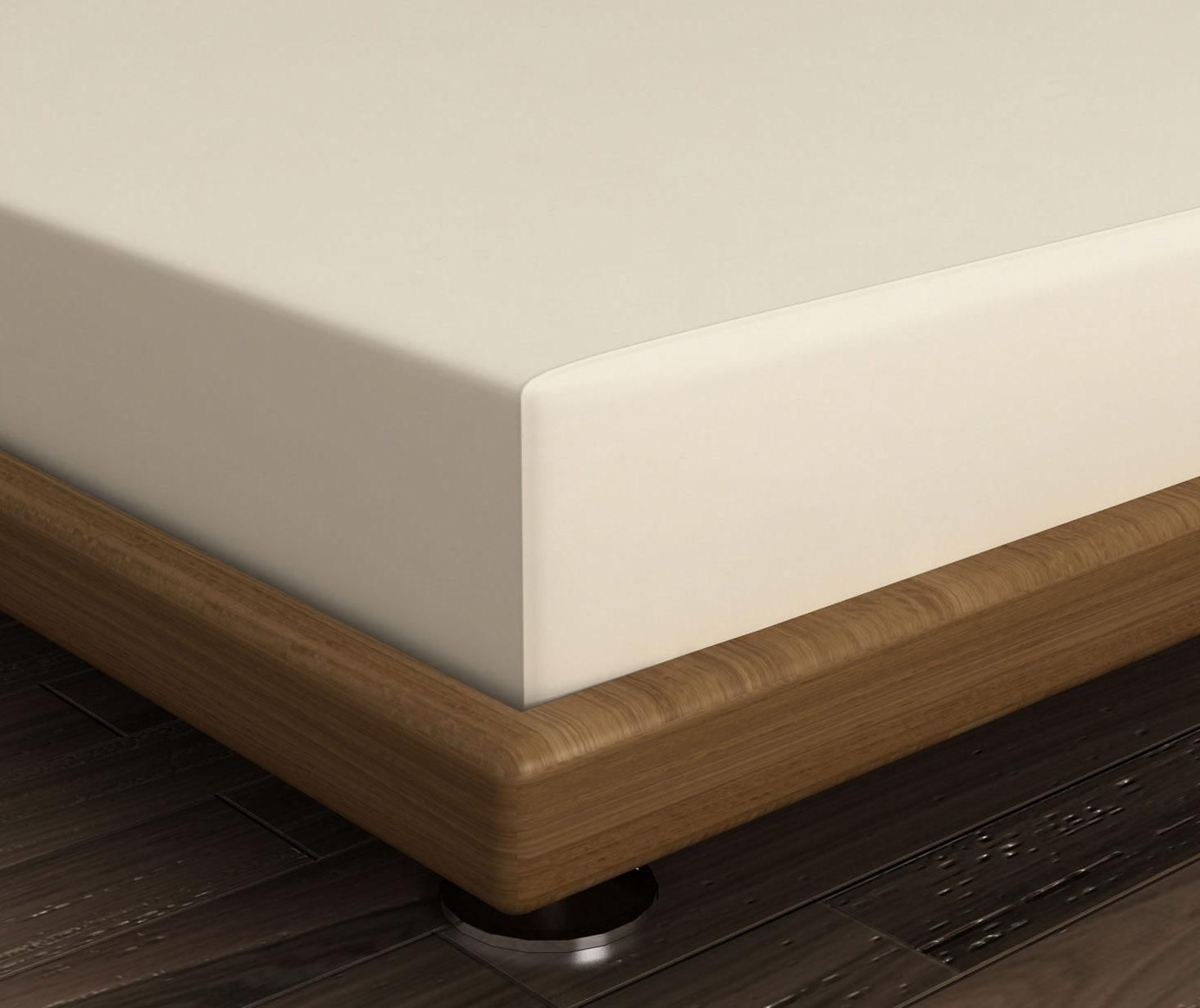 Cearsaf de pat cu elastic Patik, Mini Cream, bumbac sanforizat cu protectie antibacteriana, 160x200 cm, crem - Patik, Crem