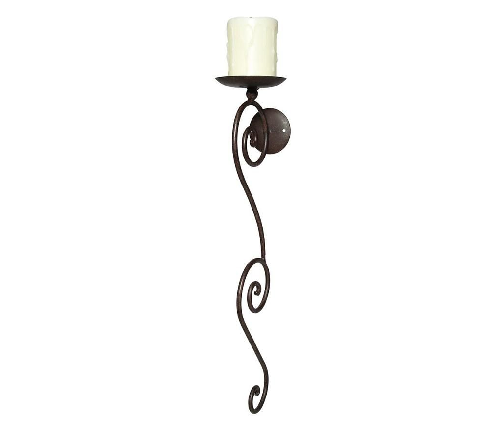 Suport de perete pentru lumanare Sconce Brown