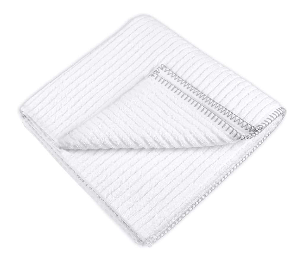 Set 6 prosoape de baie Cambria Bamboo White 30x50 cm - Heckett & Lane, Alb