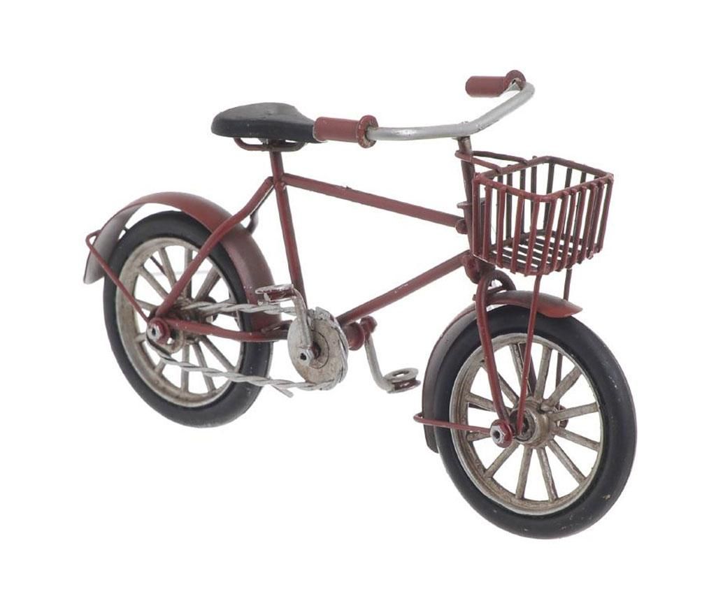 Decoratiune Bike with Basket Red - inart, Rosu