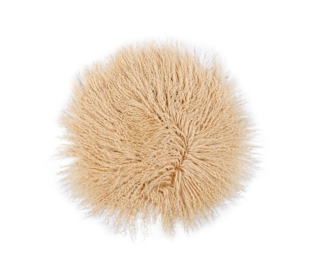 Perna de sezut Tibetan Sand 35 cm - Arctic Fur, Crem