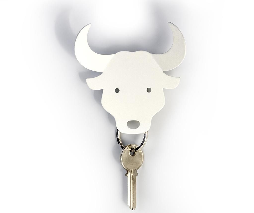 Suport magnetic pentru chei Bull White – Qualy