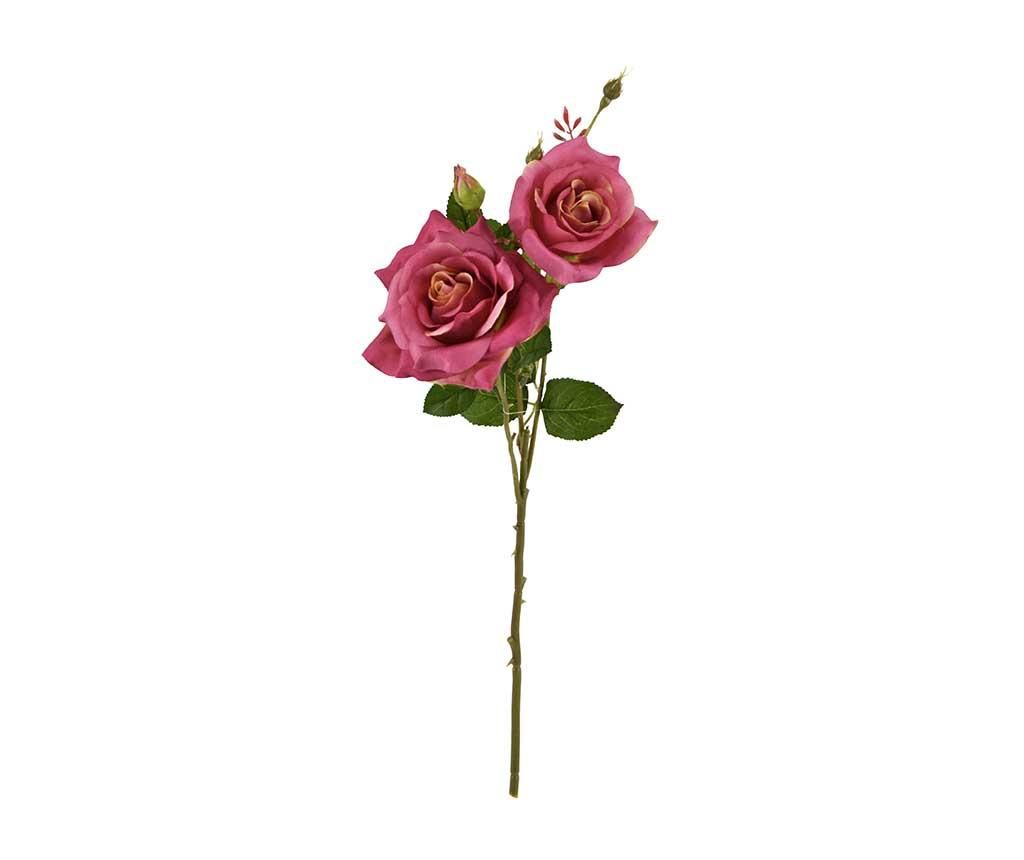 Floare artificiala Moycor, Rose, polietilena, 10x10x63 cm – Moycor, Roz Moycor imagine 2022