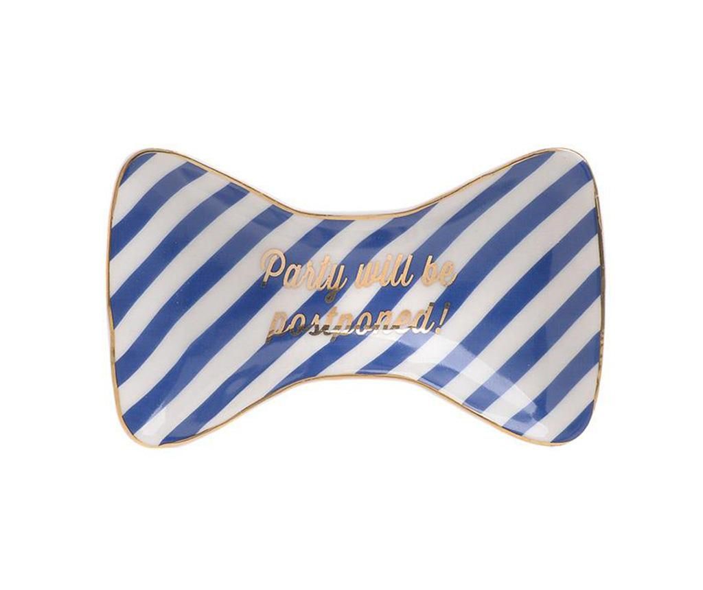 Platou decorativ Striped Bow