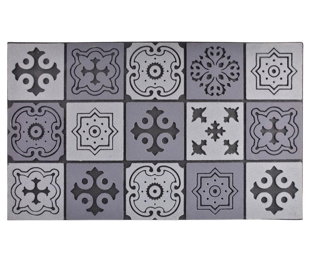 Covoras de intrare Esschert Design, Mosaic, 45×76, poliester netesut – Esschert Design, Gri & Argintiu Esschert Design imagine 2022