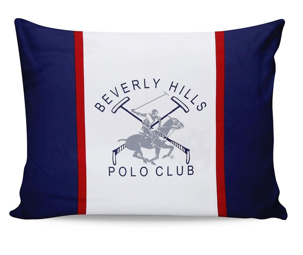 Set 2 fete de perna Ranforce Dawson Dark Blue 50x70 cm - Beverly Hills Polo Club, Albastru