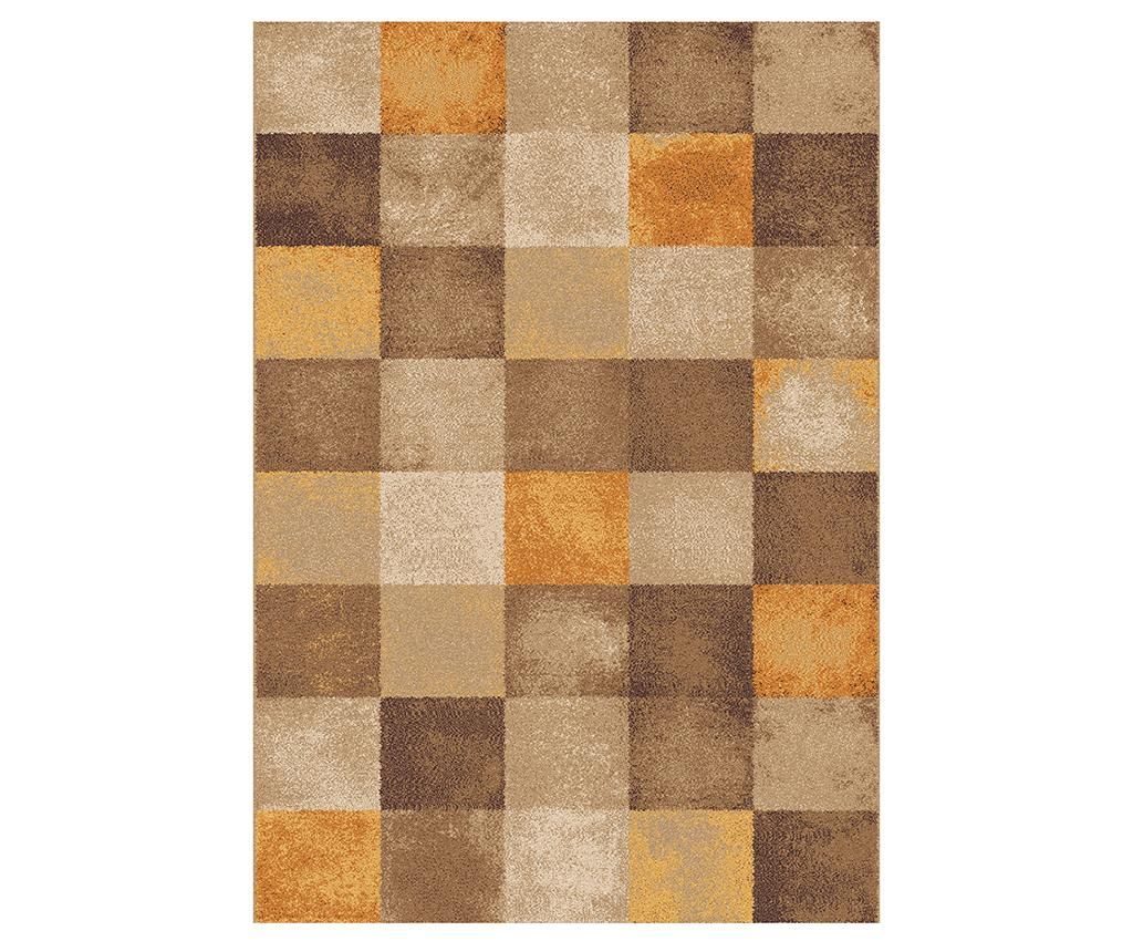 Covor Amber Squares Beige 67x250 cm - Universal XXI, Crem