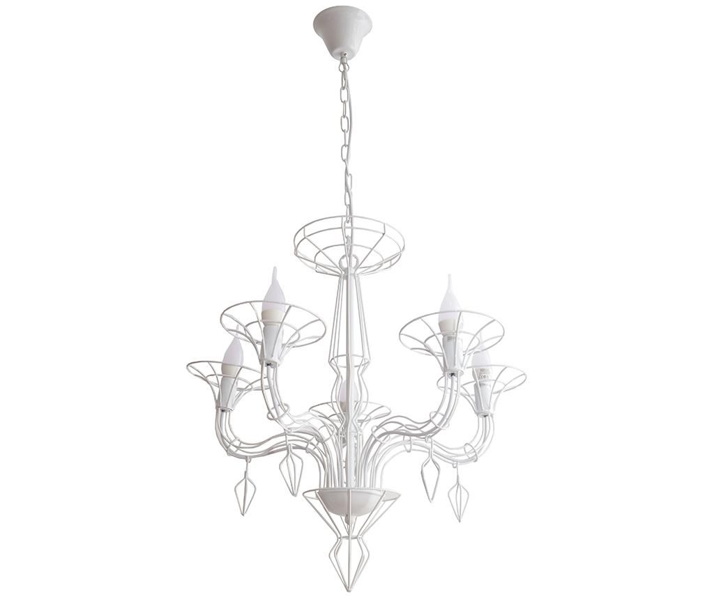 Candelabru Flame White - Helam, Alb