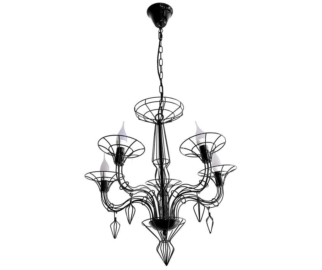 Candelabru Flame Black - Helam, Negru