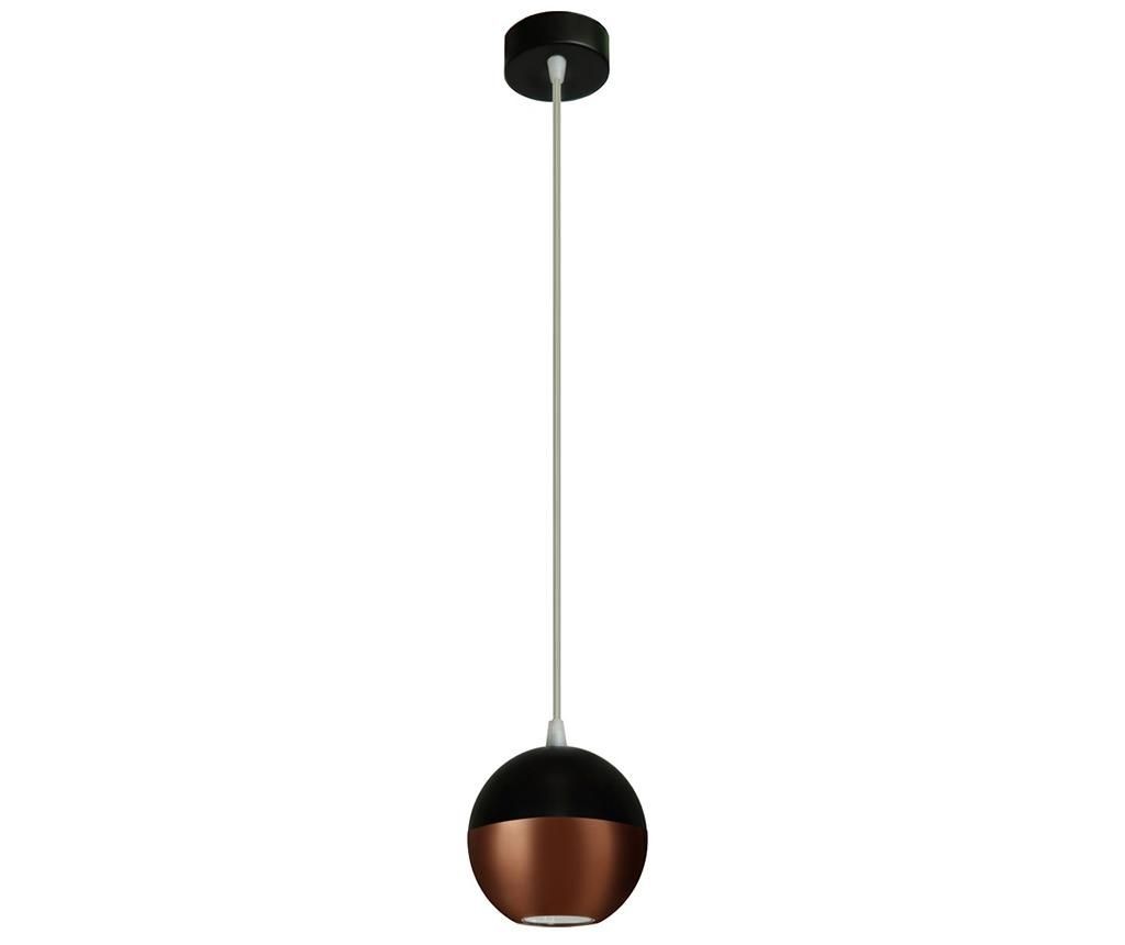 Lustra Helam, Midway One Black Copper, fier, 12x12x50 cm – Helam, Galben & Auriu,Negru Helam
