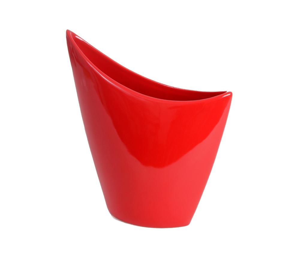 Vaza Cooleur Horn Neck Red