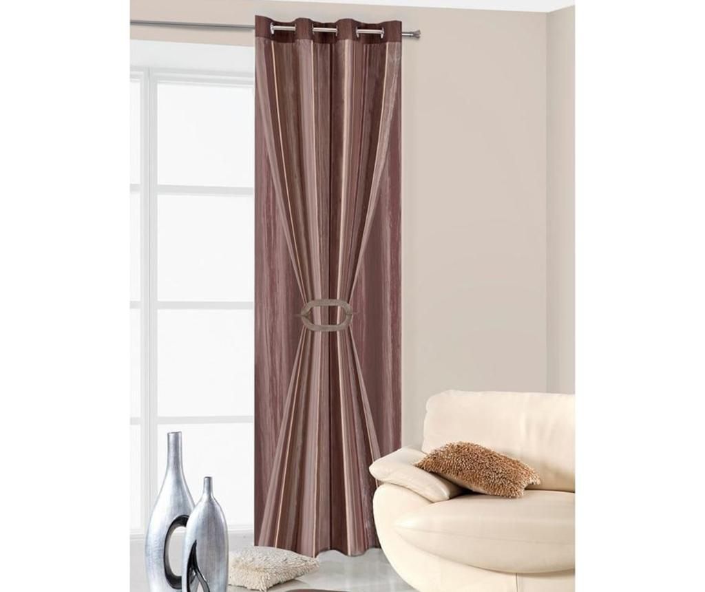 Draperie Rudy Brown Beige 140x250 cm - Eurofirany, Maro