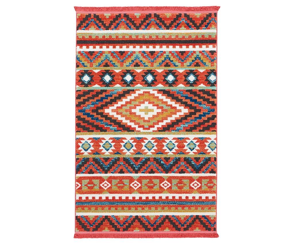 Covor Nourison, Navajo Orange, 239×328 cm, polipropilena, poliester – Nourison, Portocaliu,Multicolor Nourison pret redus