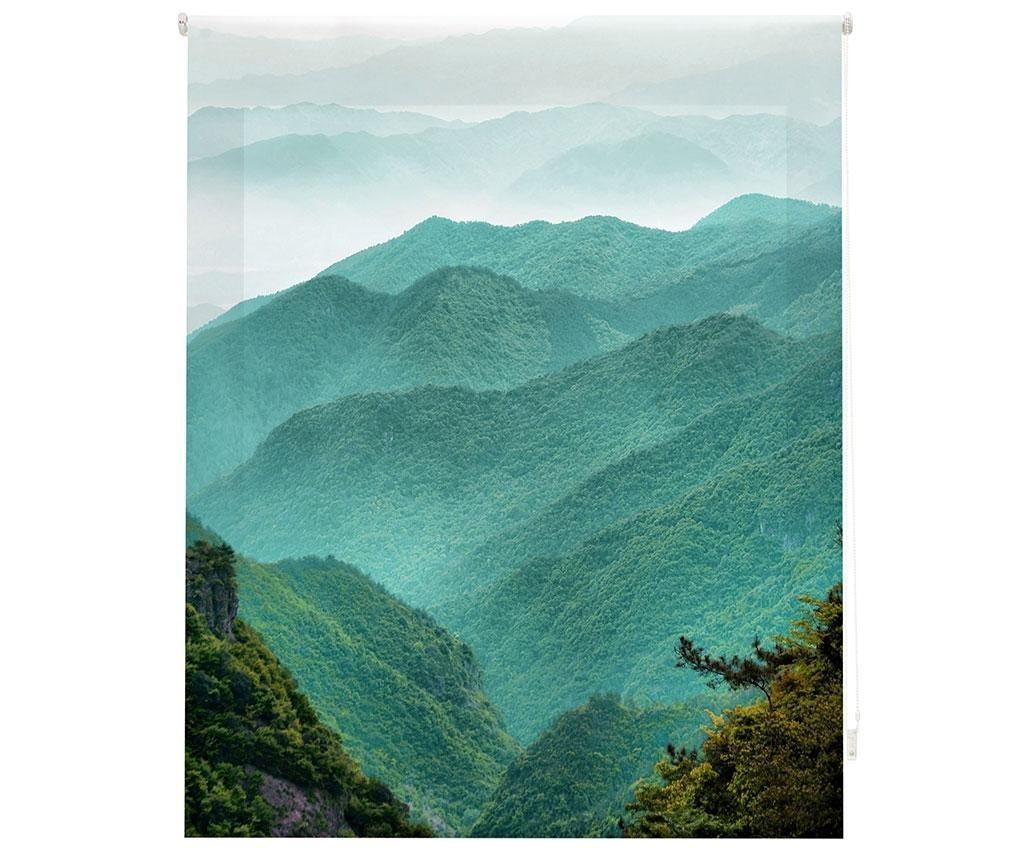 Jaluzea tip rulou Blindecor, Mountain Path, poliester imprimat digital, 120×180 cm – BlinDECOR, Verde BlinDECOR