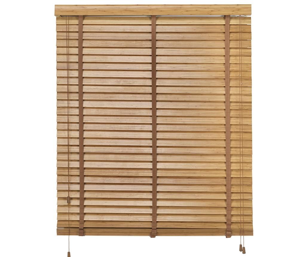 Jaluzea Bamboo Venetian Oak 180x180 cm - Blindecor, Maro