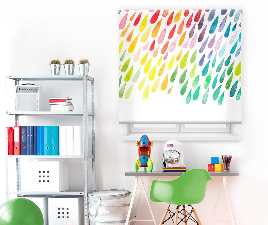 Jaluzea tip rulou Colorful Drops 120x180 cm - 1 | YEO