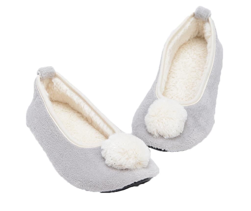 Papuci de casa dama Ballerina Grey 39-40