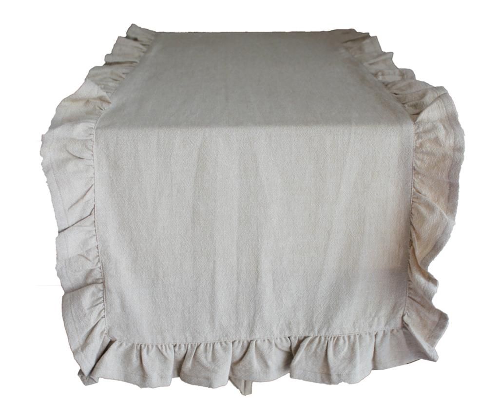 Traversa de masa Veronique Beige 45x150 cm