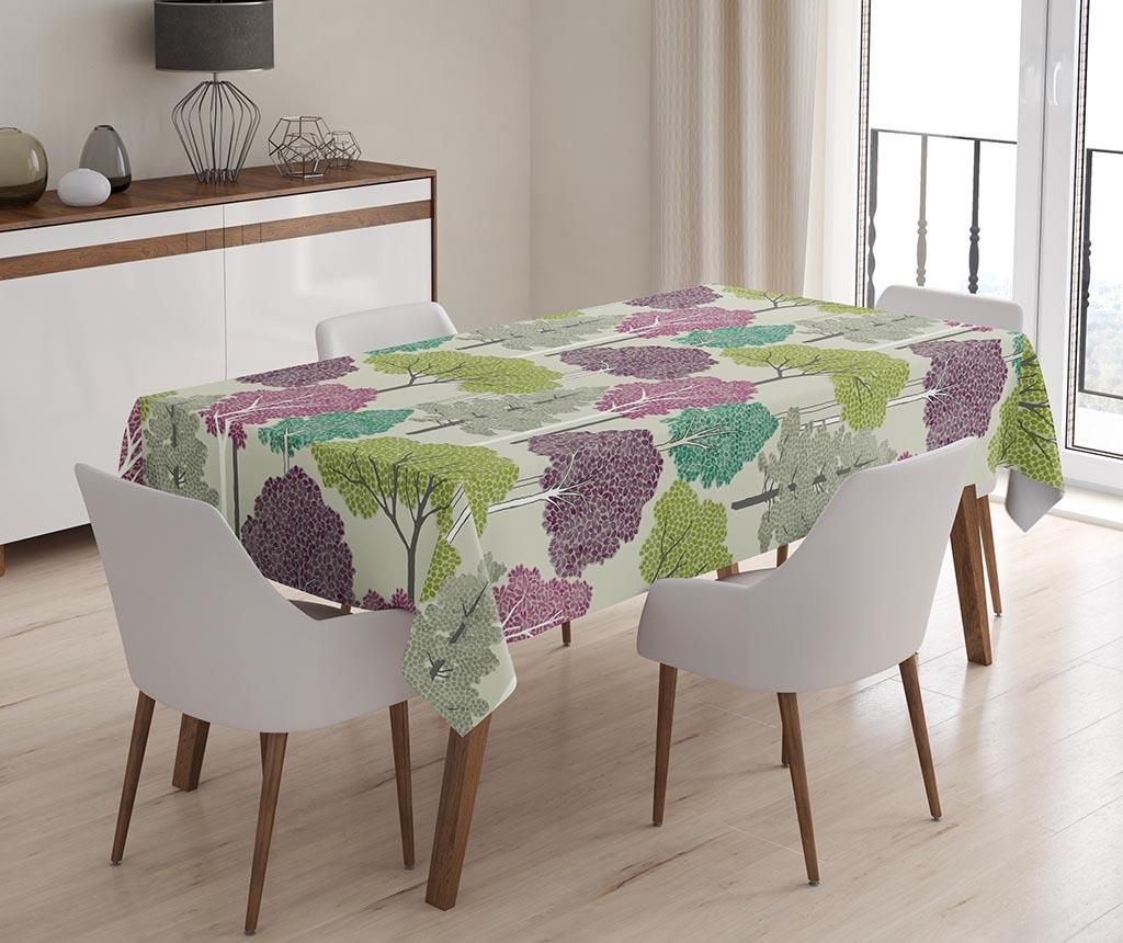 Fata de masa Forest 140x180 cm - Oyo Home, Gri & Argintiu,Multicolor