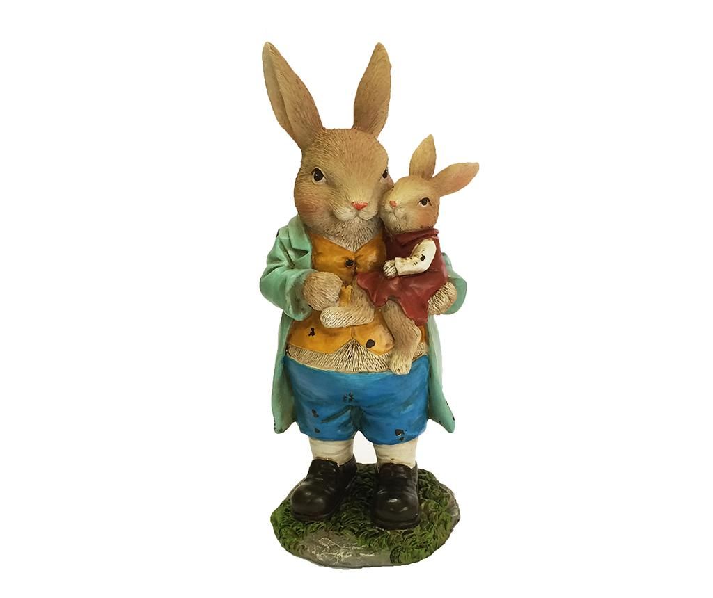 Decoratiune Father And Daughter Rabbit – Bolzonella, Multicolor Bolzonella imagine 2022