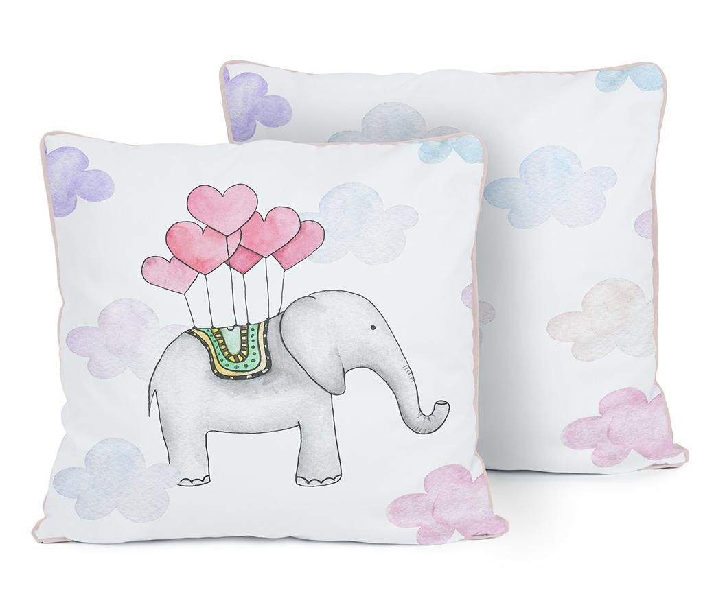 Perna decorativa Flying Elephant 50x50 cm