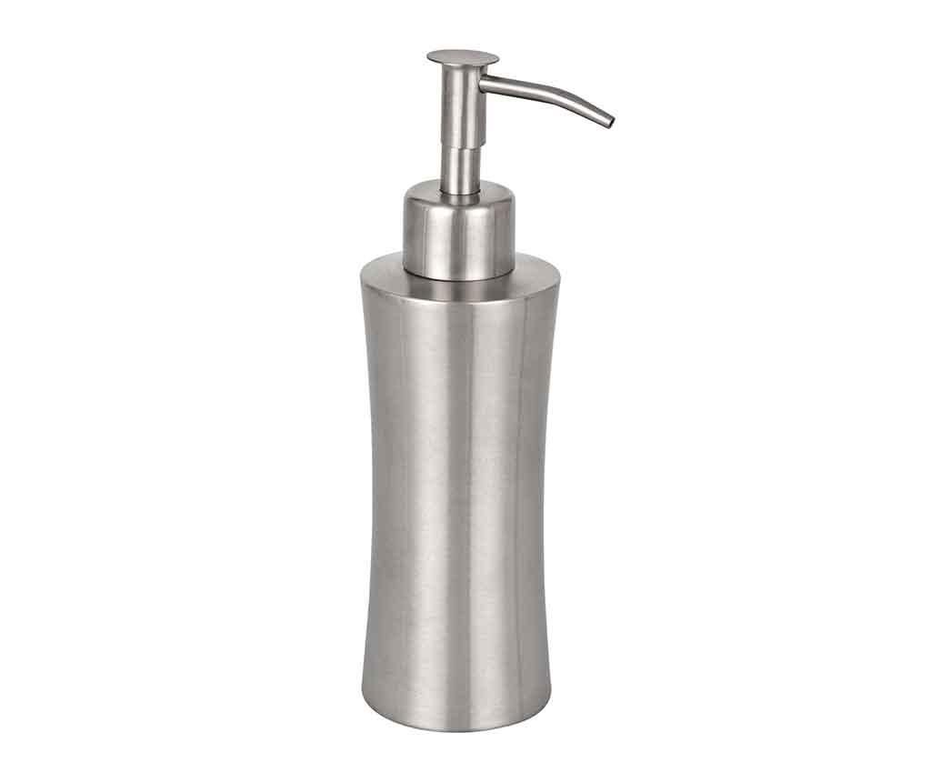 Dispenser sapun lichid Pieno 165 ml - Wenko, Gri & Argintiu