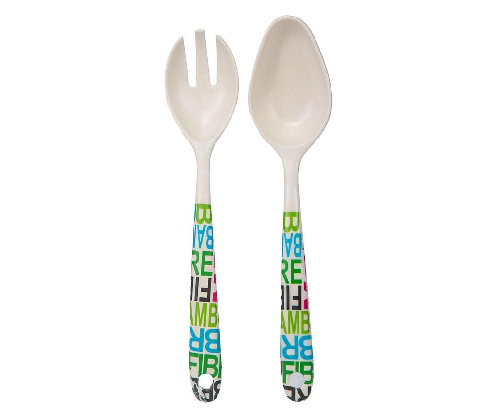 Set 2 ustensile pentru salata Verdensa