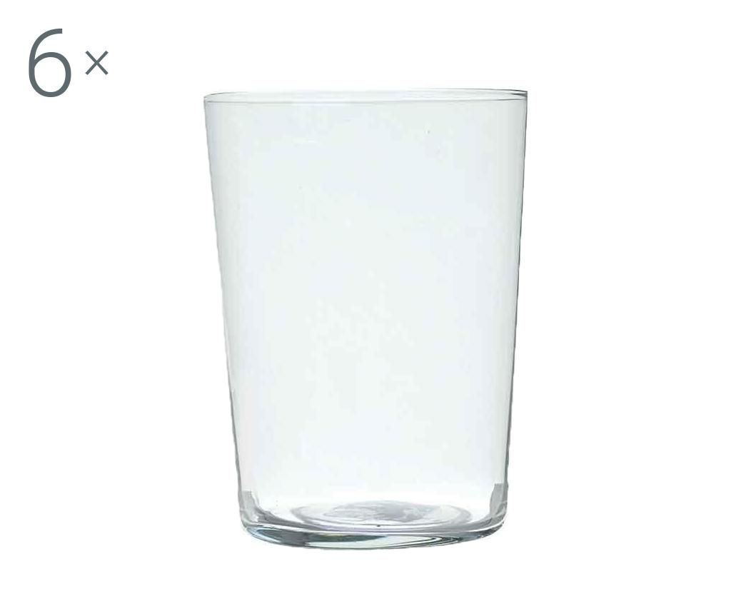 Set 6 pahare pentru apa Excelsa, New York, sticla, 0.55,0.55 – Excelsa, Alb Excelsa imagine 2022