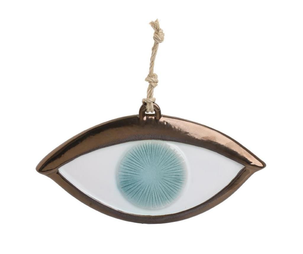 Decoratiune suspendabila Eye Blue Copper - inart, Albastru,Maro