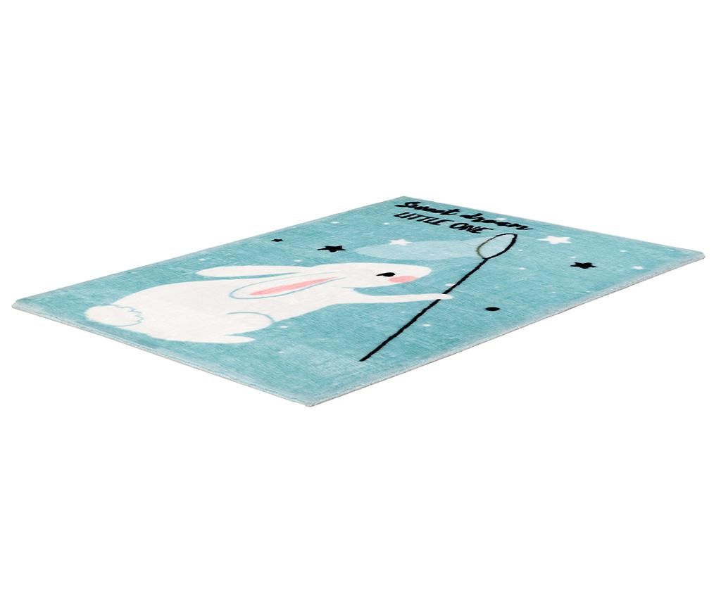 covor, iepure, iepuras,fluturi, pastel, bleu