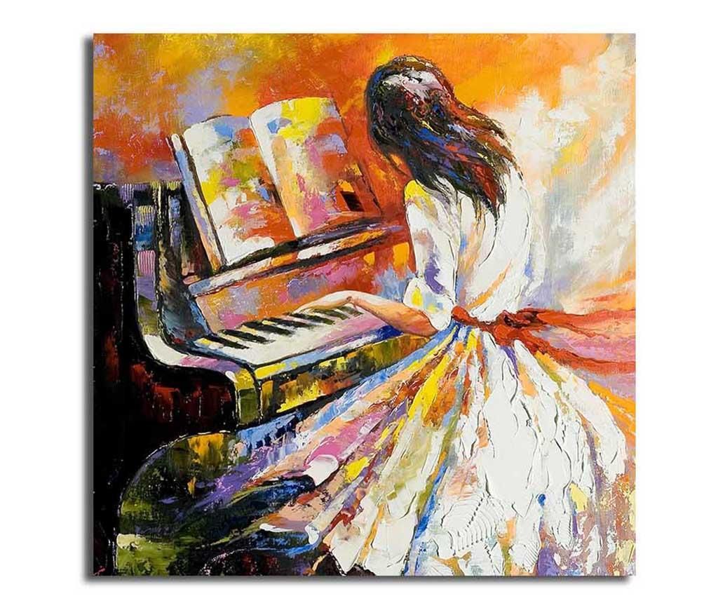 Tablou Piano 45x45 cm - Horizon, Multicolor