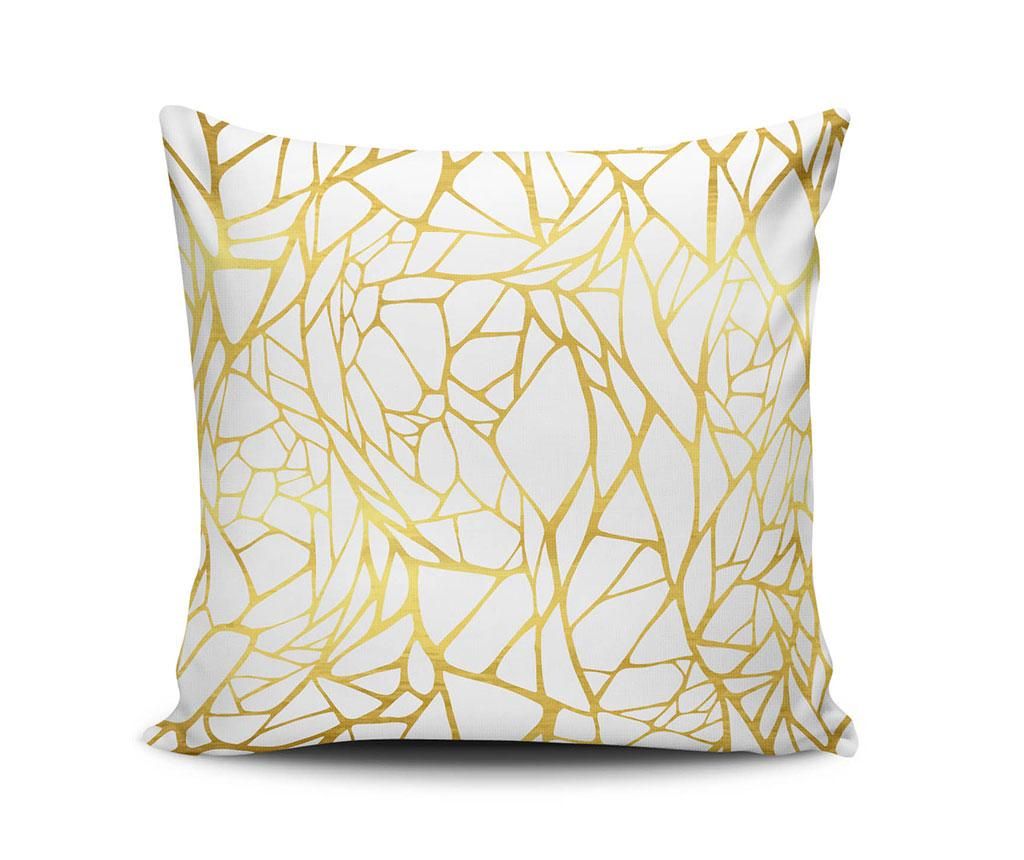 Perna decorativa Golden Lines 45x45 cm - Cushion Love, Multicolor